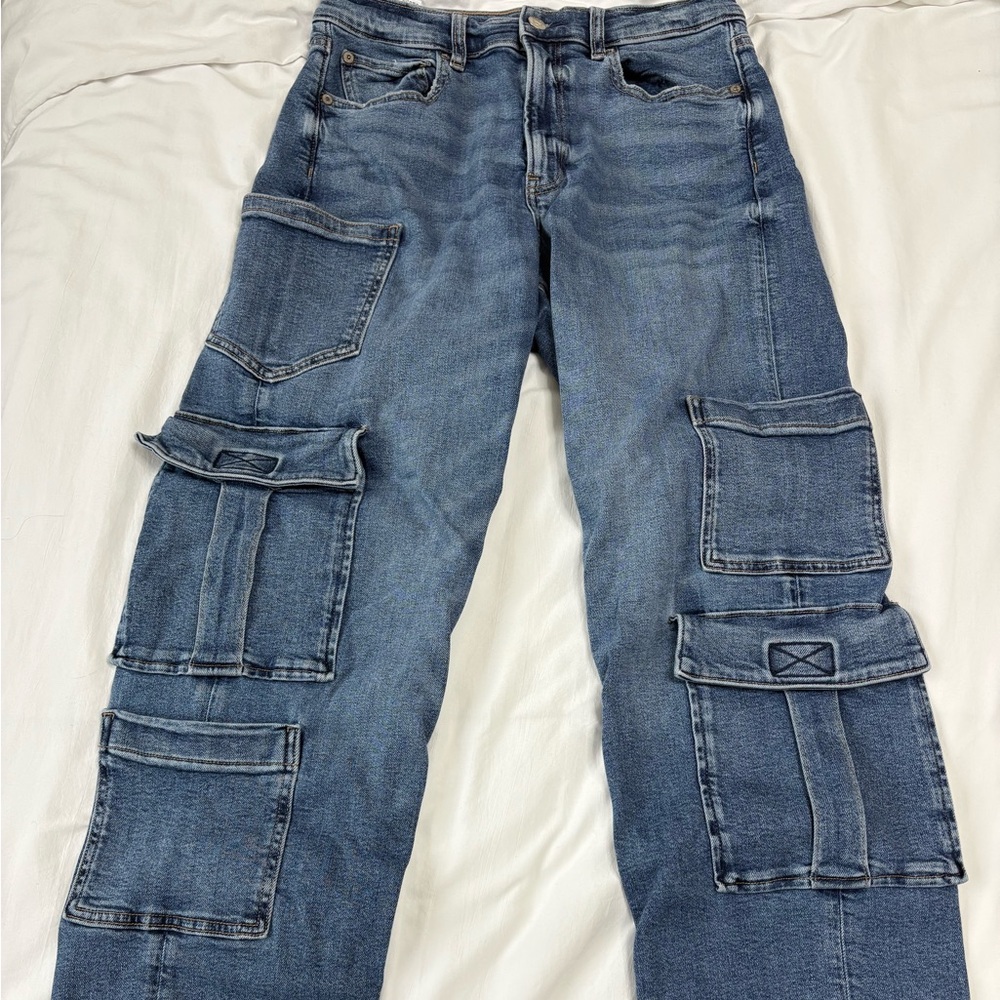 American Eagle Outfitters Men's Relaxed Blue Jeans - Picture 1 of 5